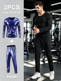 Tracksuits Elastic Waist Sauna Suit Set